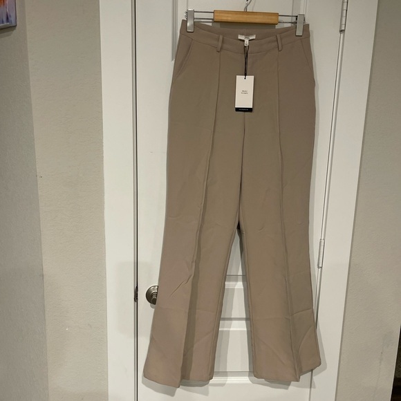 NWT m.n.I Los Angeles front seam wide leg pant - Picture 9 of 10